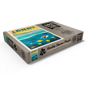 Darstellung des Puzzle Motivs Hawaii: Lānaʻi (Tropische Fische), Vintage Poster - Puzzleteile: 500