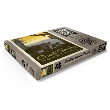 Darstellung des Puzzle Motivs Great Smoky Mountains National Park: Mama Bear & Cubs 200 Puzzle Schachtel Ansicht1