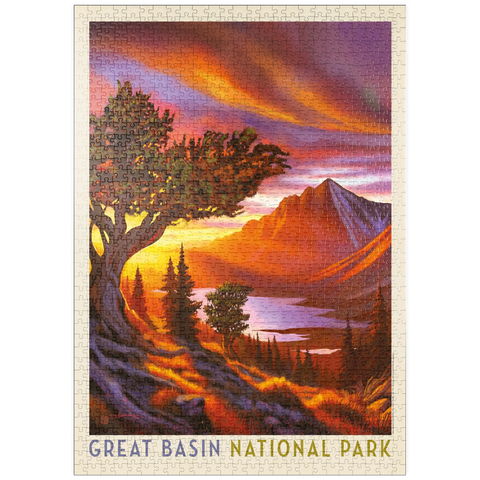 Darstellung des Puzzle Motivs Great Basin National Park: Bristlecone Sonnenaufgang puzzleplate Great Basin National Park: Bristlecone Sunrise 1000 Puzzle