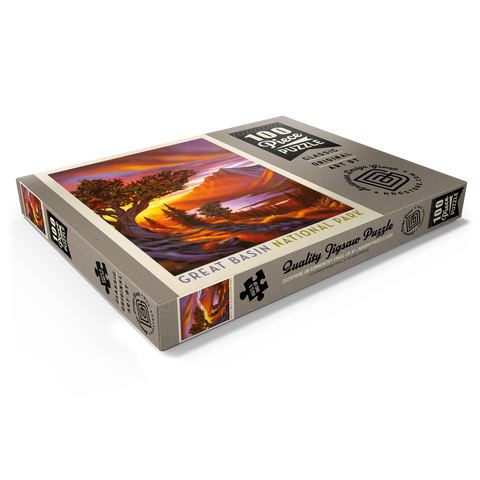 Darstellung des Puzzle Motivs Great Basin National Park: Bristlecone Sonnenaufgang Great Basin National Park: Bristlecone Sunrise 100 Puzzle Schachtel Ansicht1