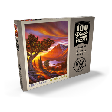 Darstellung des Puzzle Motivs Great Basin National Park: Bristlecone Sunrise 100 Puzzle Schachtel Ansicht2