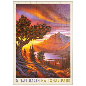 Darstellung des Puzzle Motivs Great Basin National Park: Bristlecone Sonnenaufgang - Puzzleteile: 100