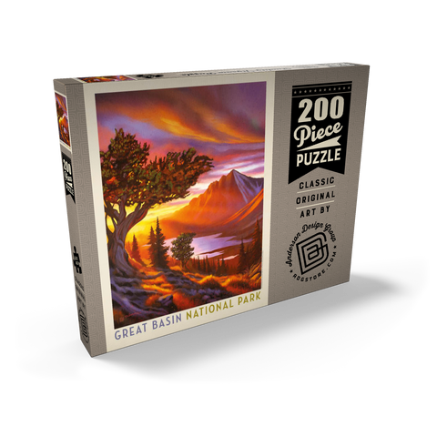 Darstellung des Puzzle Motivs Great Basin National Park: Bristlecone Sonnenaufgang Great Basin National Park: Bristlecone Sunrise 200 Puzzle Schachtel Ansicht2