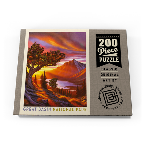Darstellung des Puzzle Motivs Great Basin National Park: Bristlecone Sonnenaufgang Great Basin National Park: Bristlecone Sunrise 200 Puzzle Schachtel Ansicht3