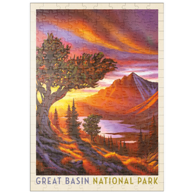 Darstellung des Puzzle Motivs Great Basin National Park: Bristlecone Sonnenaufgang - Puzzleteile: 200