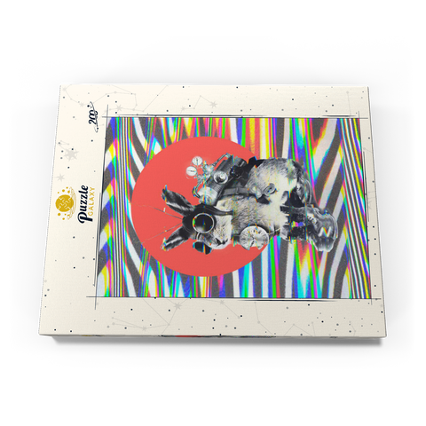 Steampunk Bunny with Psychedelic Vibes 200 Puzzle Schachtel Ansicht3