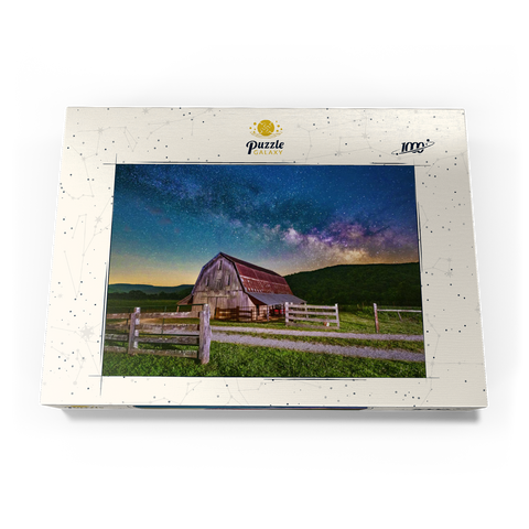 Rustic Barn Under the Milky Way 1000 Puzzle Schachtel Ansicht3