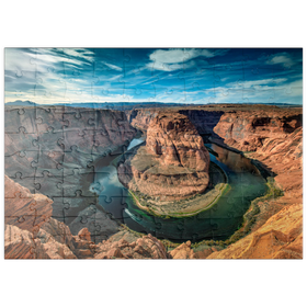 Darstellung des Puzzle Motivs Horseshoe Bend, Arizona - Puzzleteile: 100