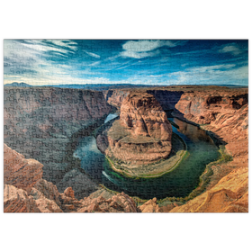 Darstellung des Puzzle Motivs Horseshoe Bend, Arizona - Puzzleteile: 500