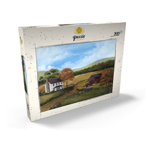 Autumn Farmhouse with Pumpkin Patch 200 Puzzle Schachtel Ansicht2