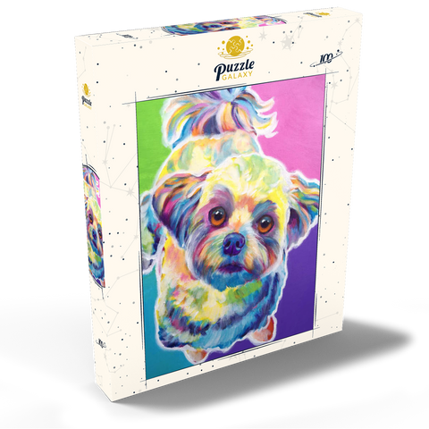 Colorful Shih Tzu with Playful Expression 100 Puzzle Schachtel Ansicht2