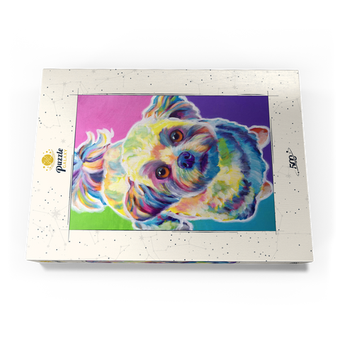 Colorful Shih Tzu with Playful Expression 500 Puzzle Schachtel Ansicht3
