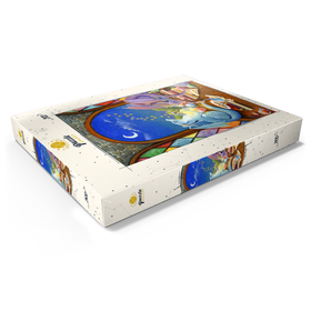 Alternative Darstellung des Puzzle-Motivs Studie zum magischen Drachen – Puzzleteile: 200