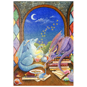 Darstellung des Puzzle-Motivs Studie zum magischen Drachen – Puzzleteile: 200