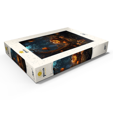 Enchanted Pumpkin Forest at Night 500 Puzzle Schachtel Ansicht1