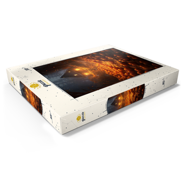 Pumpkin-Lit Path to Haunted Cabin 100 Puzzle Schachtel Ansicht1