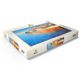 Darstellung des Puzzle Motivs Mediterranes Dorf bei Crystal-Clear Coast - Puzzleteile: 200