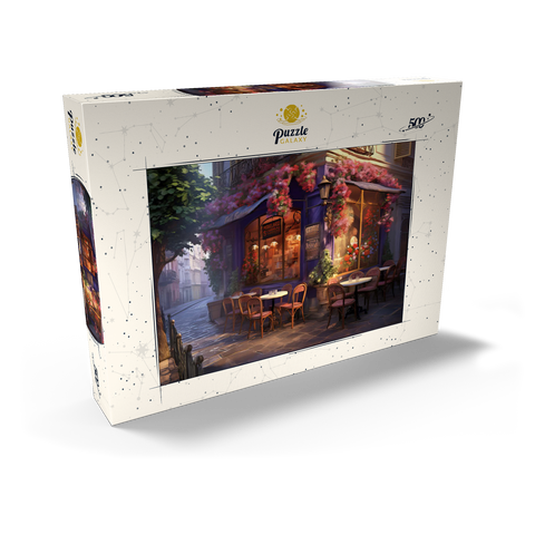 Charming Parisian Café Corner 500 Puzzle Schachtel Ansicht2