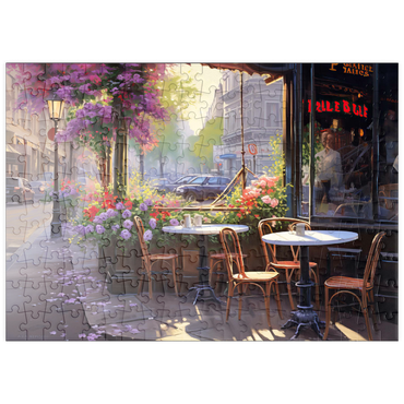 puzzleplate Parisian Sidewalk Café in Bloom 200 Puzzle