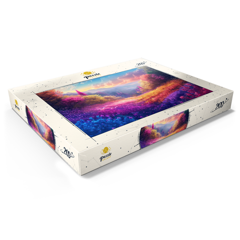 Vivid Rainbow Forest Valley 200 Puzzle Schachtel Ansicht1