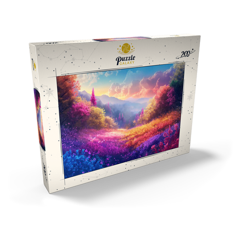 Vivid Rainbow Forest Valley 200 Puzzle Schachtel Ansicht2
