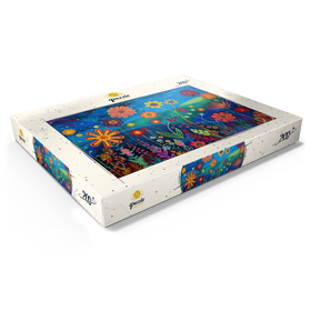 Alternative Darstellung des Puzzle-Motivs Sternennacht Blumenwiese – Puzzleteile: 200