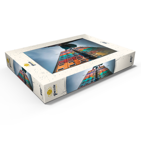Alternative Darstellung des Puzzle-Motivs Bunte Häuser am Kanal von Burano – Puzzleteile: 1000