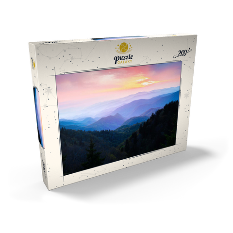 Sunrise Over Smoky Mountain Ranges 200 Puzzle Schachtel Ansicht2