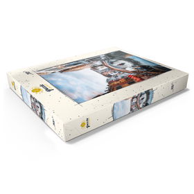 Alternative Darstellung des Puzzle-Motivs Charmanter venezianischer Kanal mit Brücke – Puzzleteile: 200