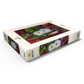 Alternative Darstellung des Puzzle-Motivs Stillleben mit Gänseblümchen und Obst – Puzzleteile: 1000