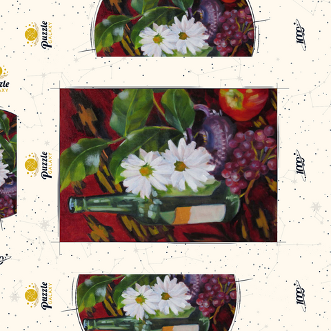 Still Life with Daisies and Fruit 1000 Puzzle Schachtel 3D Modell