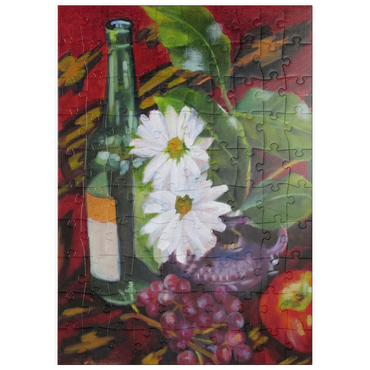 puzzleplate Still Life with Daisies and Fruit 100 Puzzle