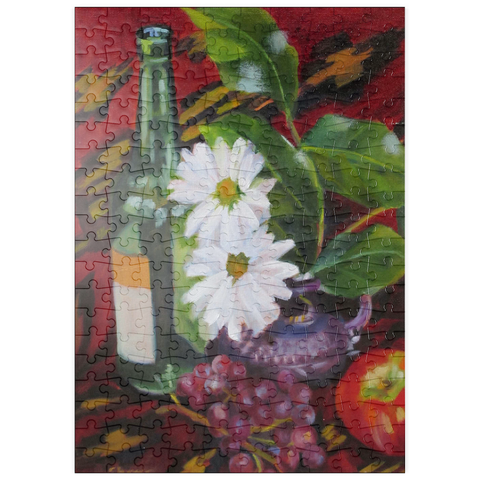 puzzleplate Still Life with Daisies and Fruit 200 Puzzle