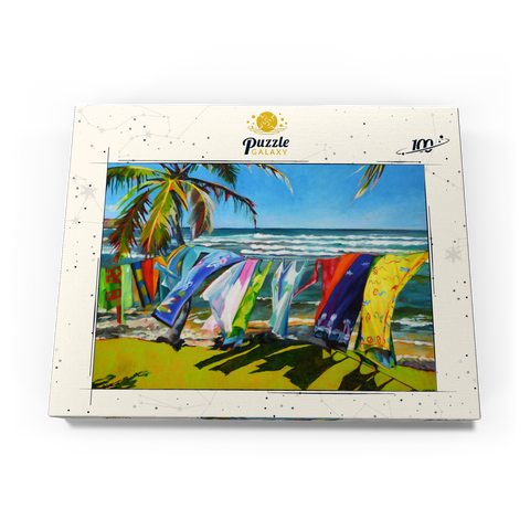 Tropical Breeze and Vibrant Fabrics 100 Puzzle Schachtel Ansicht3