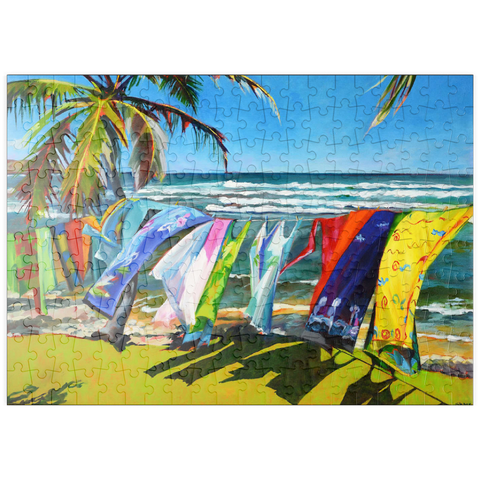 puzzleplate Tropical Breeze and Vibrant Fabrics 200 Puzzle