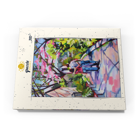 Couple Strolling Under Blossoming Trees 200 Puzzle Schachtel Ansicht3