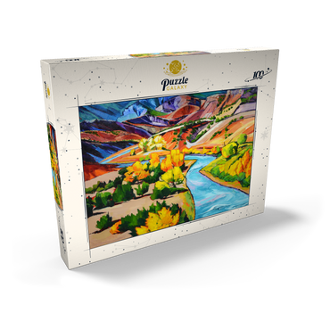 Vivid Canyon River Landscape 100 Puzzle Schachtel Ansicht2