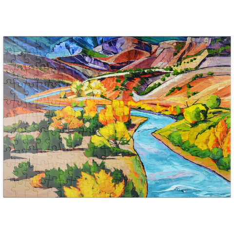 puzzleplate Vivid Canyon River Landscape 200 Puzzle
