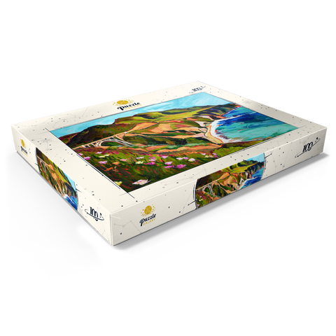 Big Sur Coastal View with Bridge 100 Puzzle Schachtel Ansicht1