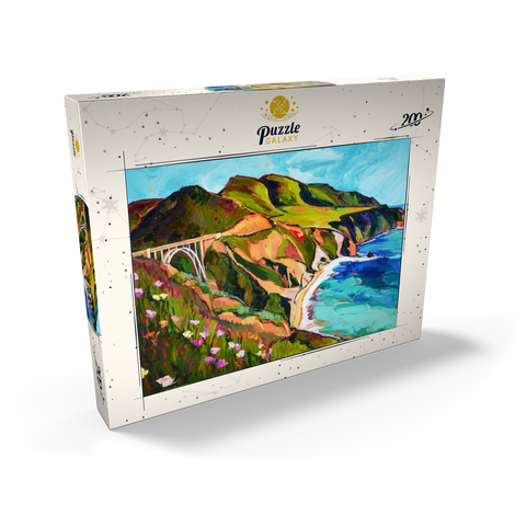 Big Sur Coastal View with Bridge 200 Puzzle Schachtel Ansicht2