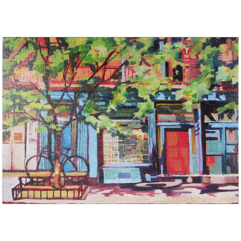 puzzleplate Charming Urban Street Scene 1000 Puzzle