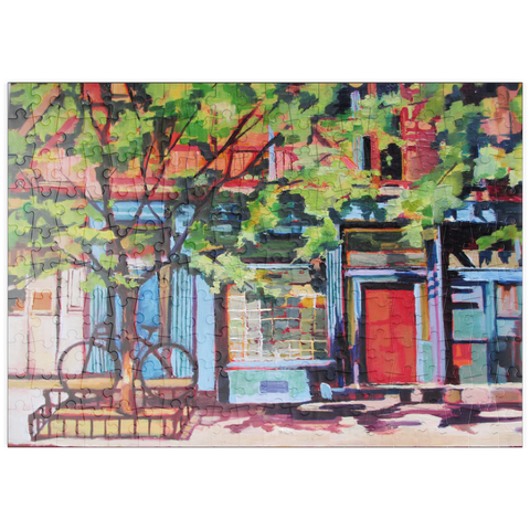 puzzleplate Charming Urban Street Scene 200 Puzzle