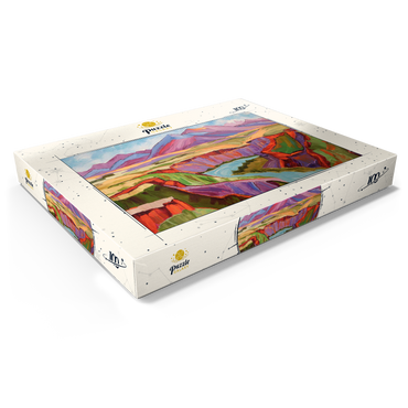 Vivid Canyon and Mountain Landscape 100 Puzzle Schachtel Ansicht1