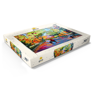 Autumn Walk Through a Vibrant Park 200 Puzzle Schachtel Ansicht1