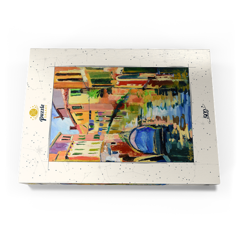 Venetian Canal with Colorful Reflections 500 Puzzle Schachtel Ansicht3