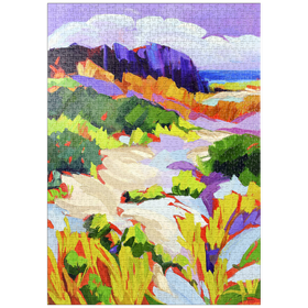 Darstellung des Puzzle Motivs Kühnheit der Küstenlandschaft - Puzzleteile: 1000