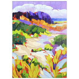 Darstellung des Puzzle Motivs Kühnheit der Küstenlandschaft - Puzzleteile: 100