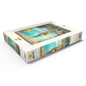 Alternative Darstellung des Puzzle-Motivs Vintage London Big Ben Kunstwerk - Retro Travel Poster Stil – Puzzleteile: 1000
