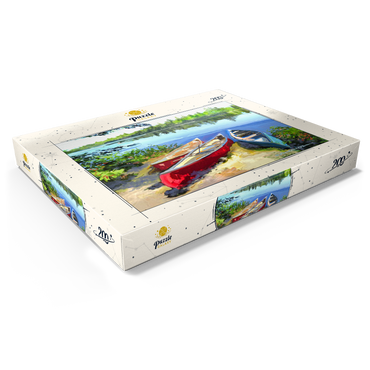 Scenic Canoes by the Lake 200 Puzzle Schachtel Ansicht1