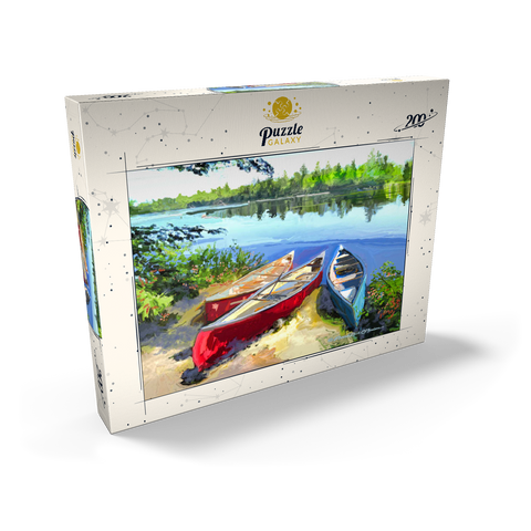 Scenic Canoes by the Lake 200 Puzzle Schachtel Ansicht2